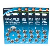 HearMore Hearing Aid Batteries- Size 312 -Ctn-40