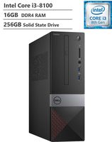 2019 Dell Vostro 3470 Small Business Desktop, Intel Core i3-8100, 16GB DDR4 RAM, 256GB SSD, WiFi, Bluetooth, HDMI, VGA, DVD-RW, Multi-Card Reader, Windows 10 Pro