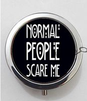 BlackKey Normal People Scare Me 3-Compartment Decorative Pocket Gift Box Case Organizer for Pill, Color 1 -28