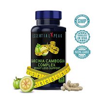 Doctor's Recommend,100% Pure, Non GMO, FDA Approved Manufactured Facility, Garcinia Cambogia Extract, Weight Loss Diet Supplement, Slimming, Appetite Suppressor, Men & Women - Essential Peak