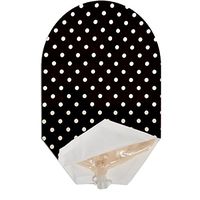 Black & White Polka Dot Pouch Cover Open Ended
