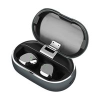 Pathside 6D Surround Sound Quality HiFi Waterproof Sports Mini Bluetooth Headset (Silver)