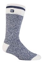 Heat Holders Thermal Socks, Men's Original, US Shoe Size 7-12 (Navy Block Twist)