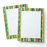 Snow Flake Multi Color Stipes