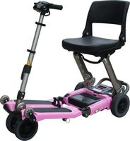 FreeRider USA FR168-4IT Elite Luggie with Charger and Armrest Set, Pink