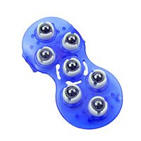 Portable 7-Ball 360-degree-roller Massage Glove Body Massager for Recovery, Soreness, and Pain Relief Cellulite Reduction Stress Relief (Style 2)