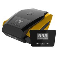 Eoncore Digital LED Air Compressor Pump 12V Car Tire Inflator Pump 150PSI with Emergency Flashlight 3 Air Nozzle Adaptors for Car Canoe, Airbed, Bike