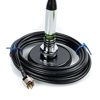 Nagoya RB-50 (5" Base) 5/8 NMO Mount Magnet, 18' RG-58 PL-259, Includes Rain Cap