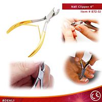 BDEALS 4" SJ Gold Color Cuticle Clipper