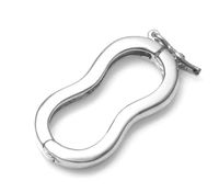 2pcs Sterling Silver Infinity Necklace Shortener Enhancer Clasp Connector for 12mm Pearl Gemstone Bead Necklace Jewelry Making SS381