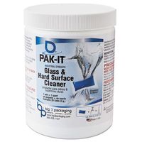 PAK-IT Glass & Hard-Surface Cleaner, Pleasant Scent (20 Paks per Jar) - BMC-Big 555120002240