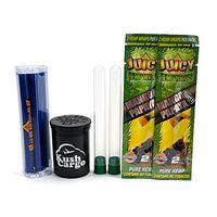 Bundle - 4 Items - Juicy Hemp Wraps Mango with Juicy Wrap Roller and KC Pop Top (4 Packs)
