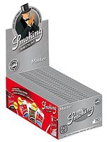 6 Smoking Brand Master Ultra Thin Ultra Slim Leaf 1 1/4 Cigarette Rolling Papers Packs (50 Leaves/Pack) + Beamer Smoke Sticker. For Legal Smoking Herbs, Rolling Tobacco, Herbal Mixes, Rollers, Ryo,Myo