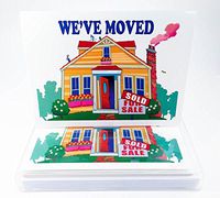 We've Moved to a New House Note Cards - 10 Boxed Cards & Envelopes