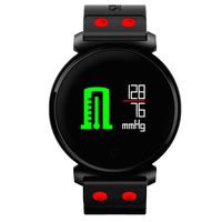 Bluetooth Smart Watch, IP68 Waterproof Colorful OLED Smart Watch, Blood Pressure Heart Rate Monitor Watch for Men Women