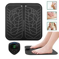 Lzour EMS Foot Massage & Muscle Simulator,Vibrating Physiotherapy Pedicure Foot Massager Vibrator Wireless Feet Muscle Stimulator Unisex