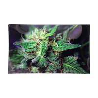 Glass Rolling Tray, Blue Dream Design by V Syndicate (Medium)