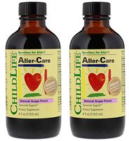 ChildLife Naturals Aller-Care (Pack of 2) with Vitamin C, Elderberry, Grapefriut Seed and Grape Skin and Seed, 4 Fl. Oz. Each