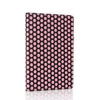 TNP Google Nexus 7 FHD 2nd Gen Case (Polka Dot Pink) - Slim Fit Synthetic Leather Folio Case Stand with Smart Cover Auto Sleep Wake Feature and Stylus Holder for Google Nexus 2 7.0 Inch 2013 Tablet