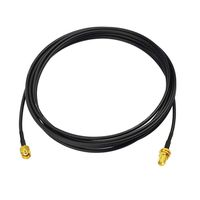Bingfu RP-SMA Male to RP-SMA Female Bulkhead Mount RG174 WiFi Antenna Extension Coaxial Cable 3m / 10 feet for Wireless Mini PCI Express PCIE Network Card WiFi Adapter WiFi Router Booster IP Camera