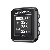 CANMORE H-300 Handheld Golf GPS - Essential Golf Course Data and Score Sheet - Minimalist & User Friendly - 38,000+ Free Courses Worldwide and Growing - 4ATM Waterproof - 1-Year Warranty (Black)