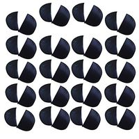 Exceart 20pcs Sponge Shoulder Pad Covered for Women Men Suit Clothes Blouses Jacket Blazer T-Shirt Clothing Dress Sewing Accessories