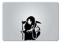 Banksy - Grin Reaper Macbook Decal Vinyl Sticker Apple Mac Air Pro Retina Laptop sticker