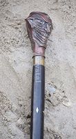 Arsh Nautical Victorian Antique Design Joker Face Wooden Walking Stick Replica Best Gift Item
