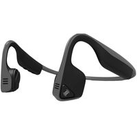 Aftershokz Trekz Titanium AS600SG Earset - Stereo - Slate Gray - Wireless - Bluetooth - 33 ft - 20 Hz - 20 kHz - Behind-the-neck, Over-the-ear, Earbud - Binaural - In-ear - Noise Cancelling Microphone