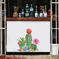 Xisheep Wall Stickers, Mobile Creative Wall Affixed with Decorative Wall Window Decoration Garden Decor Home Decorations, for Easter Green