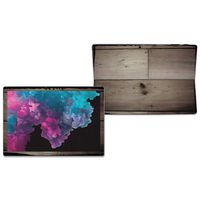 MightySkins Skin Compatible with Microsoft Surface Pro 6 Tablet - Wooden | Protective, Durable, and Unique Vinyl Decal wrap Cover | Easy to Apply, Remove, and Change Styles | Made in The USA