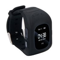 Q50 Smart Watch for Kids with GPS Tracker, Kids Smart Bracelet with SOS Flashlight Alarm Clock for Girls Boys Birthday Children's Day,Black