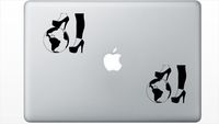 Feminism Theory Power Politics Women Girl HenryDecal5550717 Set Of Two (2x) , Decal , Sticker , Laptop , Ipad , Car , Truck