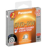 Panasonic LM-RW60U2 8CM DVD-RW Double Sided Disc  (60 minutes, 2 Pack)