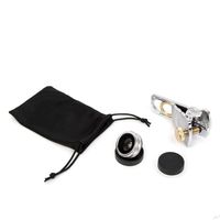 iPhone Camera Lens Kit for iPhone 6S/ 6 Plus & All Smartphones - 180° Fisheye Lens, Macro Lens, Wide Angle Lens - Includes a Universal Clip(Silver) (Renewed)