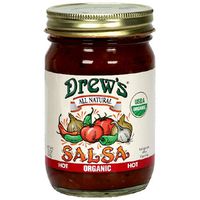 DREWS ALL NATURAL SALSA HOT ORG