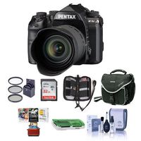 Pentax K-1 Mark II Digital SLR with HD D FA L 28-105mm F3.5/5.6 ED Lens - Bundle with 32GB SDHC Card, Camera Case, 62mm Filter Kit, Cleaning Kit, Memory Wallet, Card Reader, Mac Software Pack