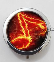 BlackKey Music Note 3-Compartment Decorative Pocket Gift Box Case Organizer for Pill, Color 1 -1306