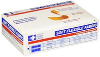 American White Cross Soft Flexible Fabric Adhesive Strips, Sterile, 3/4" x 3", 100/Box, 12 Box/Case (Pack of 1200)