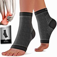 aZengear Plantar Fasciitis Socks with 24/7 Arch Support - Foot Heel Ankle Compression Sleeves - Braces for Pain Relief (Pair) - L/XL