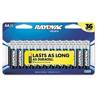 Rayovac 81536LK High Energy Premium Alkaline AA Batteries, 36/Pack