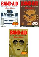 Star Wars Johnson and Johnson Set of 3 Brand Adhesive Bandages Assorted Sizes
