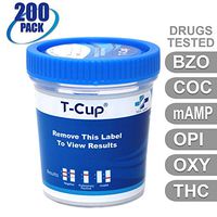 MiCare [200pk] - 6-Panel Multi Drug Test Cup (BZO/COC/mAMP/OPI/OXY/THC) #MI-TDOA-564