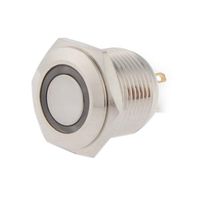 16Mm 3V 3A Momentary On/Off Push Buttons Switch For Car Auto Hight Quality Boat Red Led Mini