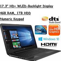 Flagship Model HP Pavilion 17.3" High Performance Laptop (1600x900), 7th Gen. Intel Core i5-7200U, 4GB RAM, 1TB HDD, Windows 10
