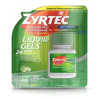 Zyrtec Allergy 10 mg Liquid Gels - 40 ct, Pack of 3