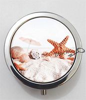 BlackKey Starfish 3-Compartment Decorative Pocket Gift Box Case Organizer for Pill, Color 1 -2193