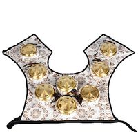 Eight-Bags Moxa Rolls Box Shoulder Pad Back Bandage Clothes Belt Moxibustion (Pad Without Moxa Boxes)