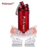PUAroom High Fidelity Ear Plugs Noise Reduction Hearing Protection Earplugs for Musicians Concerts Motorcycles Travel Studying Working Live Events Noise Sensitivity Conditions and More(Orange)