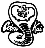 Cobra Kai - Sticker Graphic - Auto, Wall, Laptop, Cell, Truck Sticker for Windows, Cars, Trucks